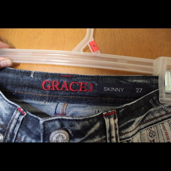 Aztec Pattern Jeans - Picture 4 of 8